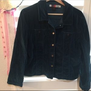 ‘Blue Velvet’ cropped jacket🦋